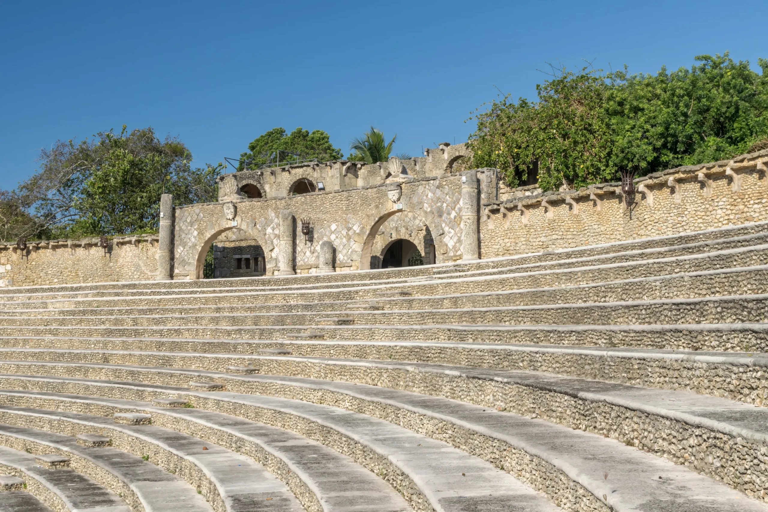 Anfiteatro del tour Altos de Chavón en La Romana, República Dominicana